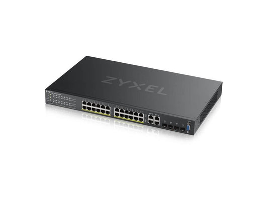 ZyXEL GS2220-28HP 24-Port Gigabit Ethernet Layer 2 Managed PoE+ Switch