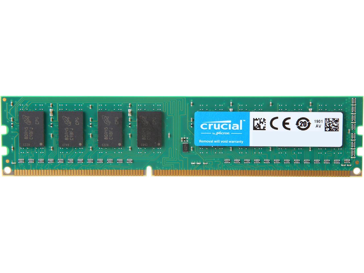 Crucial 16GB 240-Pin DDR3 SDRAM DDR3L 1600 (PC3L 12800) Desktop Memory