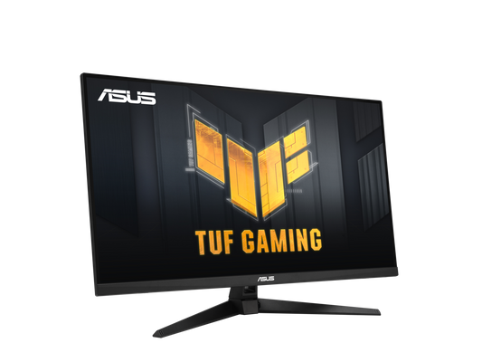 ASUS TUF Gaming 32" (31.5" viewable) 4K HDR DSC Gaming Monitor (VG32UQA1A) - UHD (3840 x 2160), 160Hz, 1ms, Extreme Low Motion Blur Sync, FreeSync Premium, HDMI2.1, Speakers, 120% sRGB, DisplayHDR 400