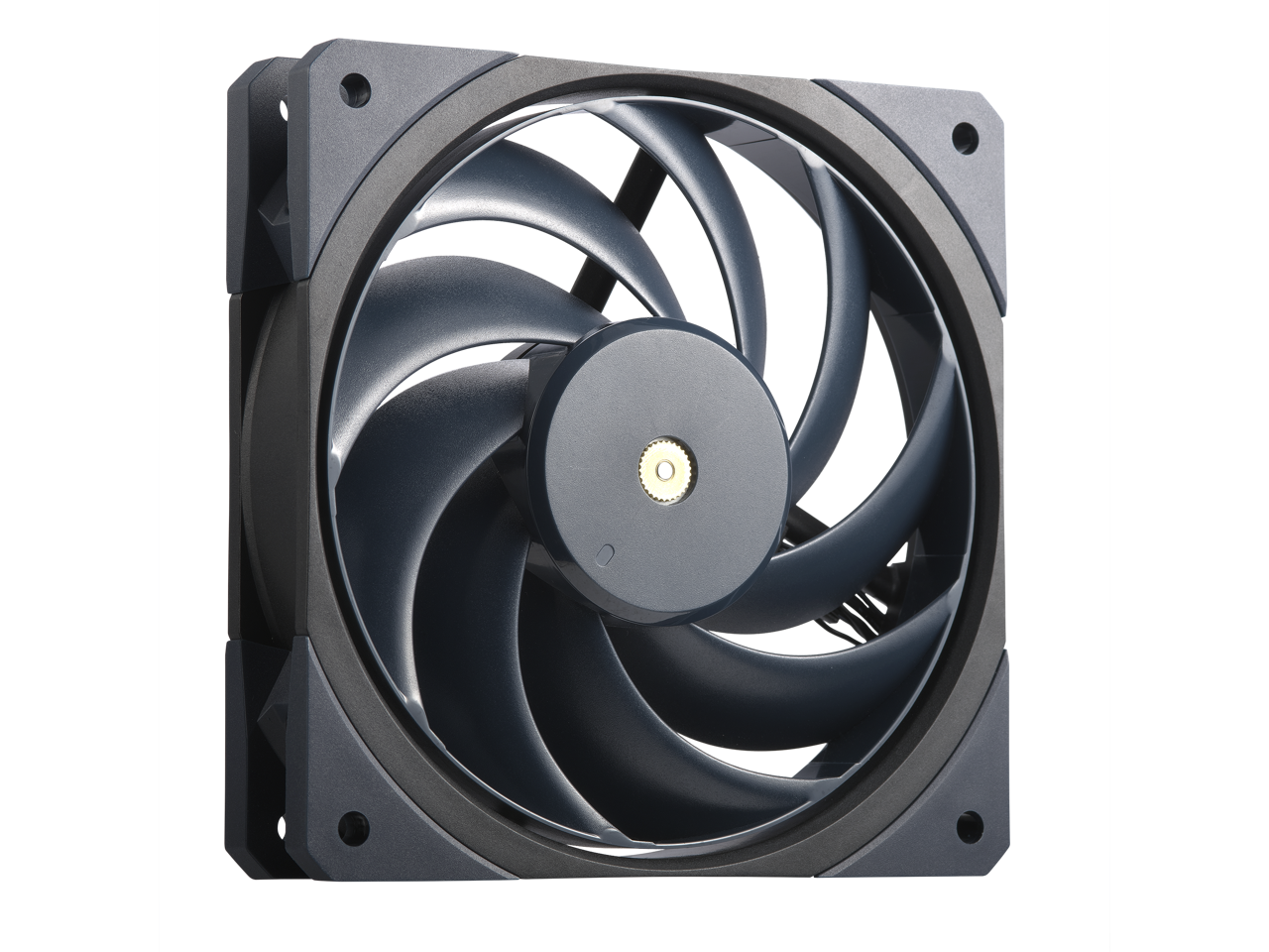 Cooler Master Mobius 120 OC High Performance Interconnecting Ring Blade Fan, PWM Fan Speed Cable Toggle, Metal Motor Hub, Double Ball Bearing for PC Case, Liquid and Air Cooler (MFZ-M2NN-32NPK-R1)