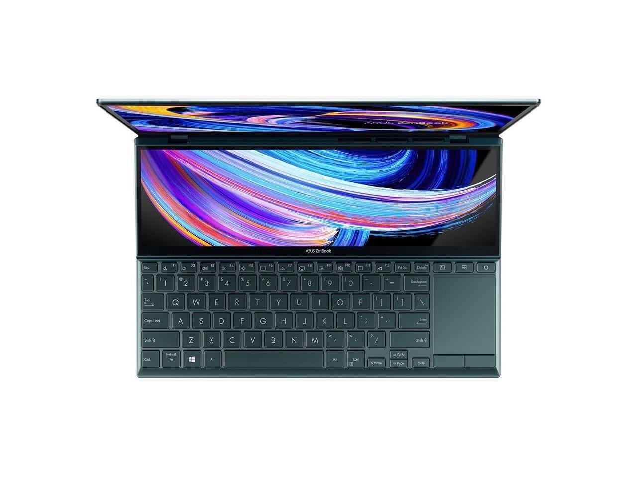 Asus ZenBook Duo 14 UX482 UX482EAR-EH51T 14" Touchscreen Notebook - Full HD - 1920 x 1080 - Intel Core i5 11th Gen i5-1155G7 Quad-core (4 Core) 2.50 GHz - 8 GB Total RAM - 512 GB SSD - Celestial