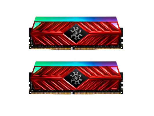 XPG SPECTRIX D41 RGB Desktop Memory: 16GB (2x8GB) DDR4 3600MHz CL18 Red