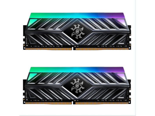 XPG SPECTRIX D41 RGB Desktop Memory: 32GB (2x16GB) DDR4 3600MHz CL18 Tungsten