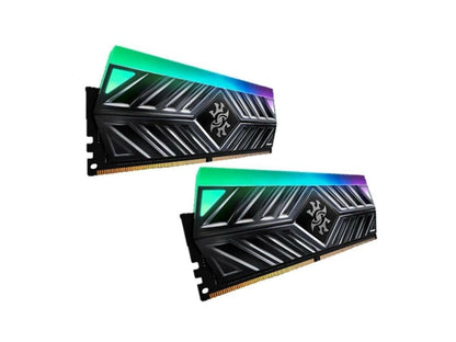 XPG SPECTRIX D41 RGB Desktop Memory: 32GB (2x16GB) DDR4 3600MHz CL18 Tungsten