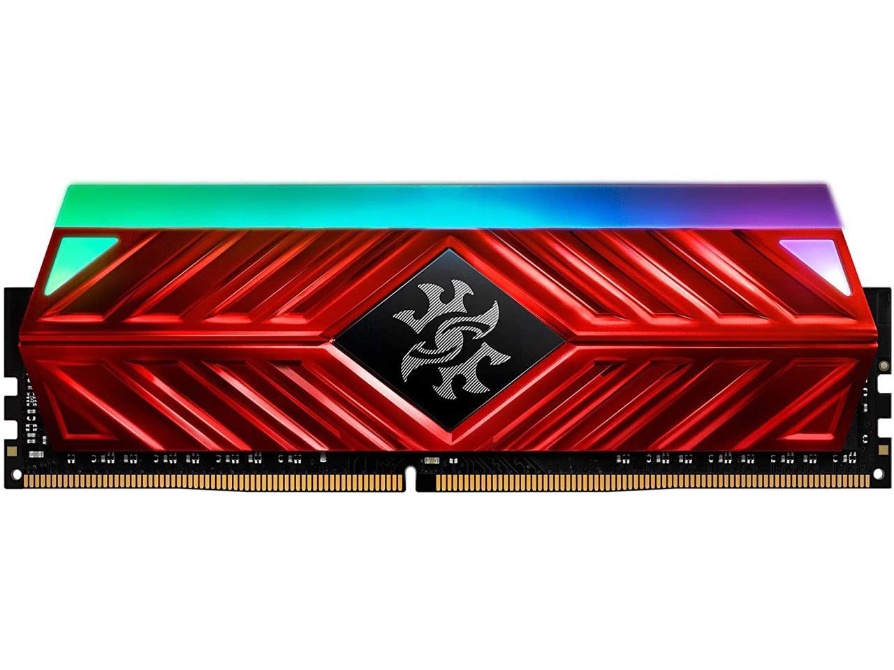 XPG SPECTRIX D41 RGB Desktop Memory: 16GB (2x8GB) DDR4 3600MHz CL18 Red