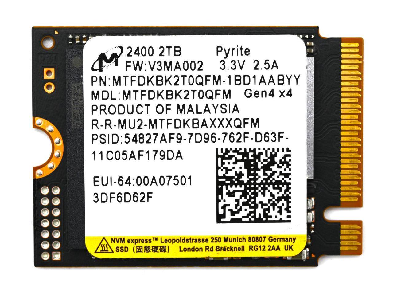 SSD M.2 2TB KINGSTON KC3000 PCIe GEN 4 NVMe (P.N.: SKC3000D/2048G