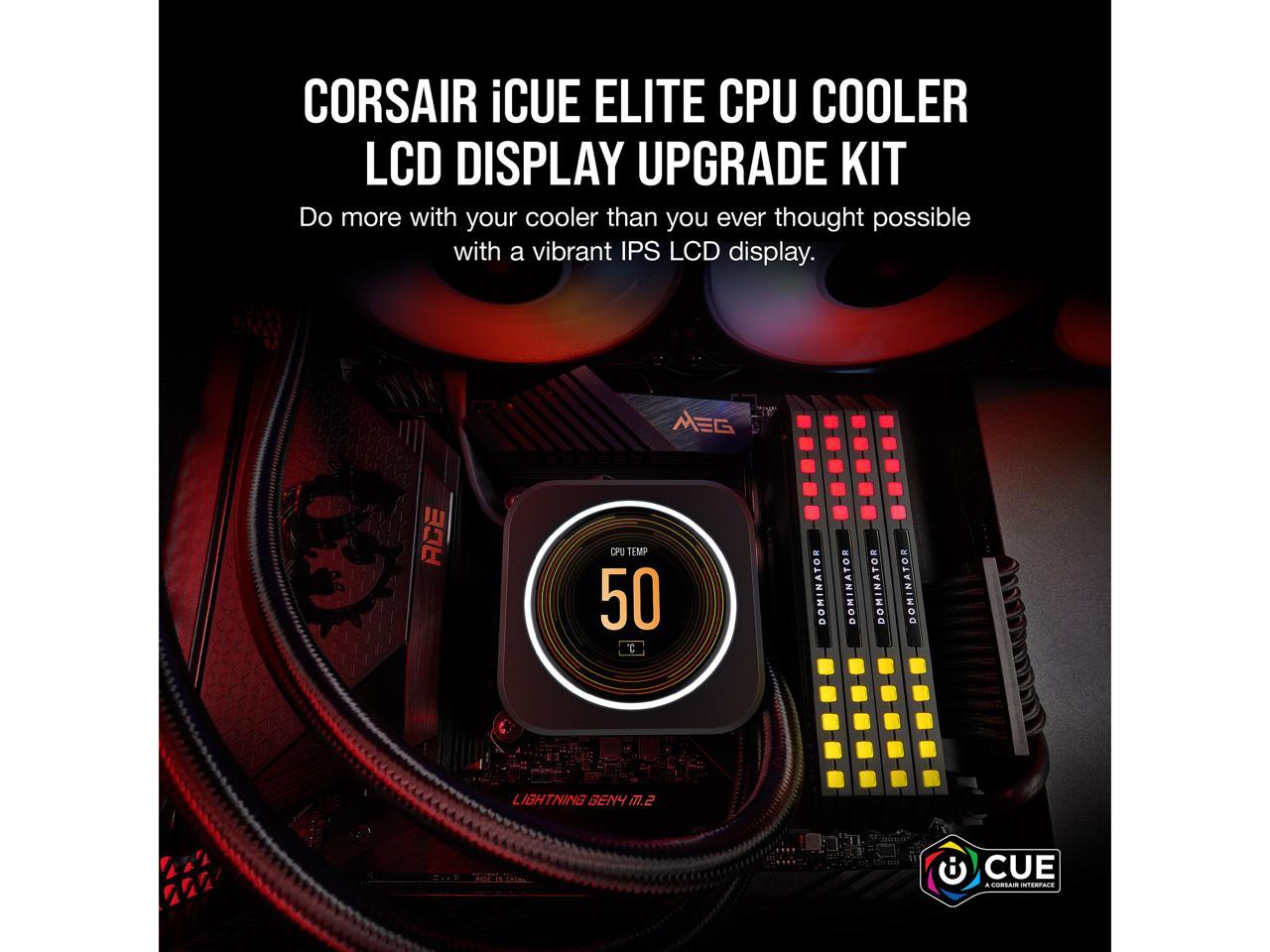 CORSAIR iCUE ELITE CPU Cooler LCD Display Upgrade Kit