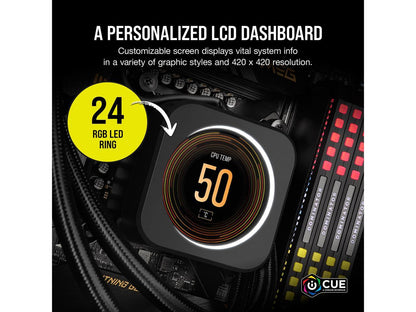 CORSAIR iCUE ELITE CPU Cooler LCD Display Upgrade Kit