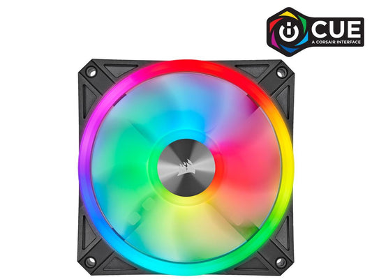 CORSAIR QL Series, iCUE QL120 RGB, 120mm RGB LED Fan, Single Pack, CO-9050097-WW