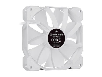 CORSAIR iCUE SP120 RGB ELITE Performance 120mm White PWM Single Fan (CO-9050136-WW)