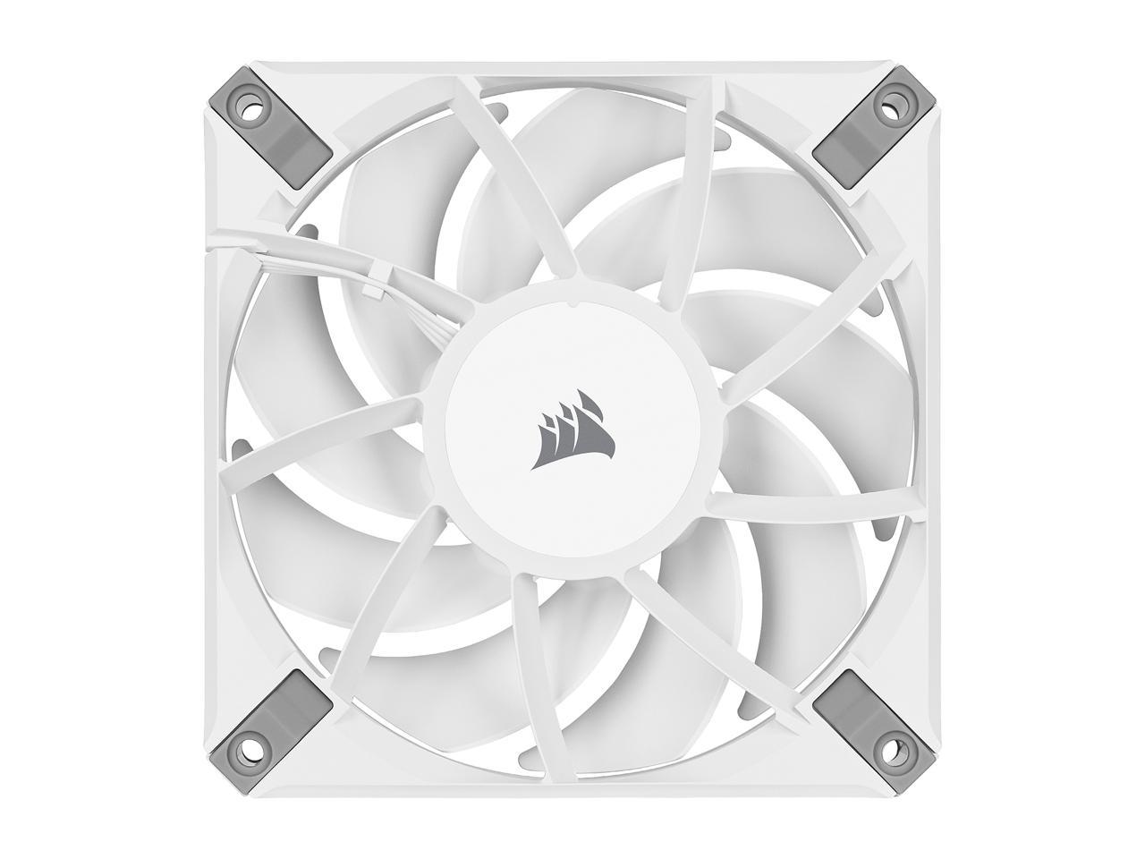 CORSAIR AF120 ELITE High-Performance 120mm PWM Fluid Dynamic Bearing Fan - White