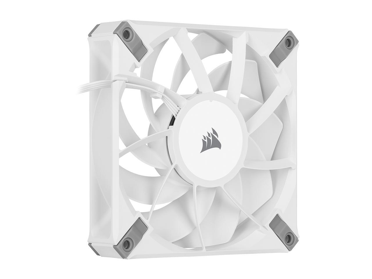 CORSAIR AF120 ELITE High-Performance 120mm PWM Fluid Dynamic Bearing Fan - White