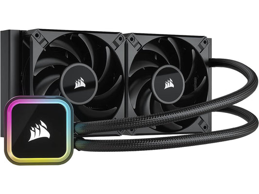 CORSAIR CW-9060058-WW iCUE H100i RGB ELITE Liquid CPU Cooler