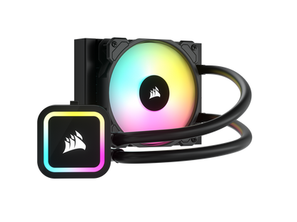 CORSAIR H60x RGB ELITE, 120mm Radiator, Liquid CPU Cooler