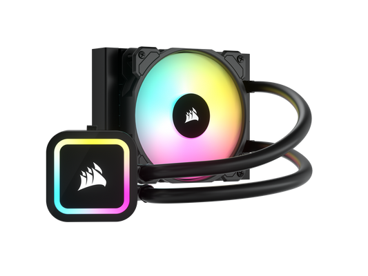 CORSAIR H60x RGB ELITE, 120mm Radiator, Liquid CPU Cooler