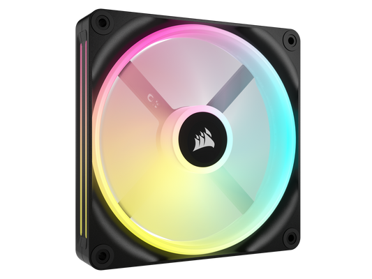 CORSAIR QX RGB Series, iCUE LINK QX140 RGB, 140mm Magnetic Dome RGB Fan, Expansion Kit