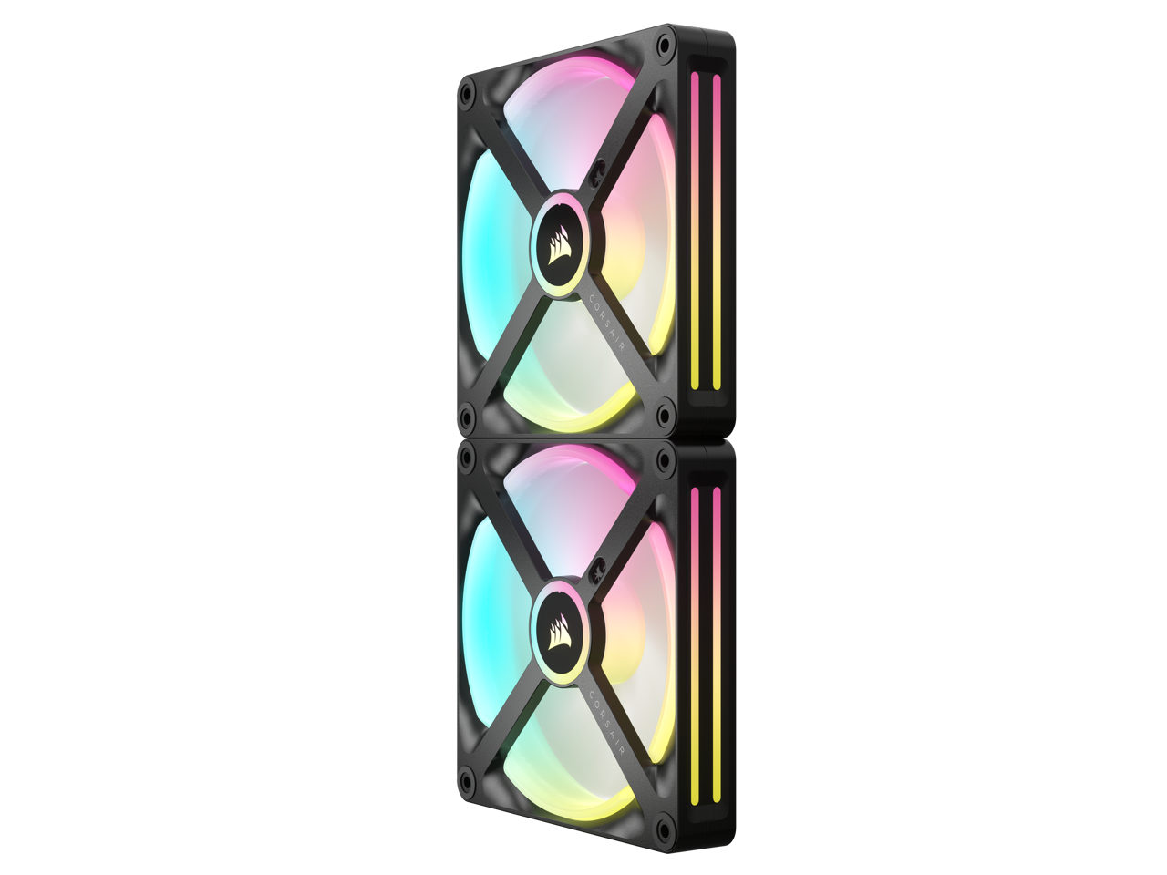 CORSAIR QX RGB Series, iCUE LINK QX140 RGB, 140mm Magnetic Dome RGB Fan, Starter Kit