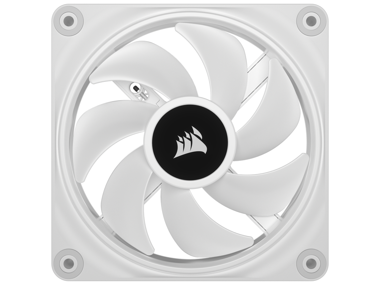 CORSAIR QX RGB Series, iCUE LINK QX120 RGB WHITE, 120mm Magnetic Dome RGB Fan, Expansion Kit