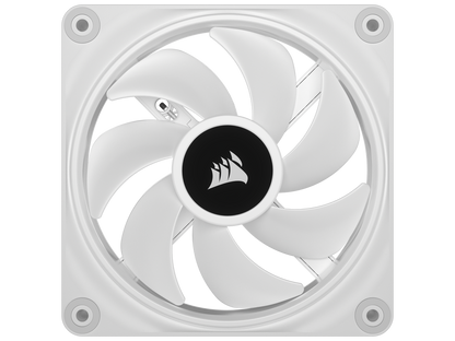 CORSAIR QX RGB Series, iCUE LINK QX120 RGB WHITE, 120mm Magnetic Dome RGB Fan, Expansion Kit