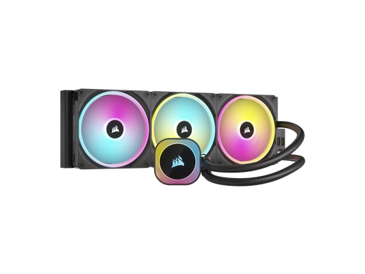 CORSAIR iCUE LINK H170i RGB Liquid CPU Cooler - QX140 RGB Fans - Large 420mm Radiator - Fits Intel® LGA 1700, AMD® AM5 - iCUE LINK System Hub Included