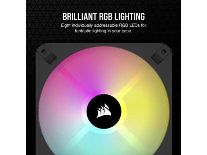 CORSAIR AR120 RGB 120mm ARGB-compatible Fan, Triple Pack