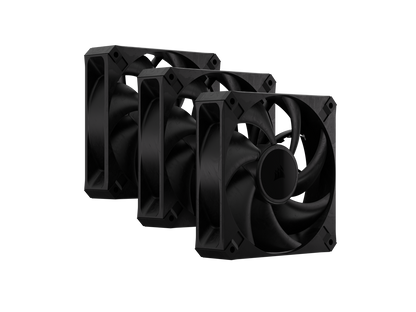 CORSAIR RS120 MAX 120mm PWM Thick Fans Triple Pack - 30mm Thickness - High Static Pressure - Up to 2,000 RPM - Liquid Crystal Polymer Construction