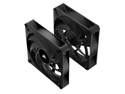 CORSAIR RS140 MAX 140mm PWM Thick Fans Dual Pack - 30mm Thickness - High Static Pressure - Up to 1,600 RPM - Liquid Crystal Polymer Construction