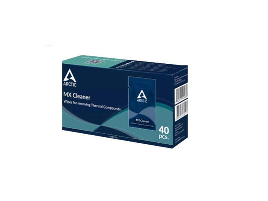 Arctic MX Cleaner wipes for removing thermal compounds (Box of 40 bags)