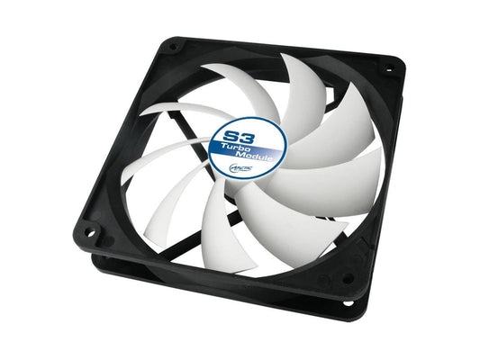 ARCTIC S3 Turbo Module - Powerful Ventilation Add-On for Accelero S3 - 120 mm Fan for Increasing the Cooling Performance to 200 Watts - Extension Fan for ARCTIC Graphics Card Cooler Accelero S3