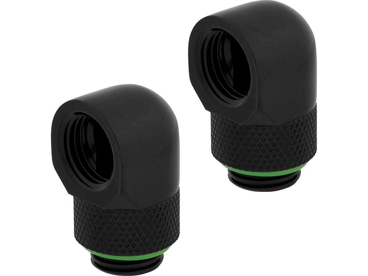 Corsair Hydro X Series 90? Rotary Adapter, Black, 2-pack