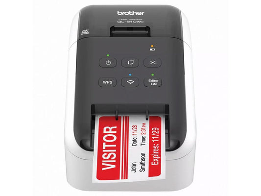 Brother QL-810WC Desktop Direct Thermal Printer Two-color Label Print USB QL810WC