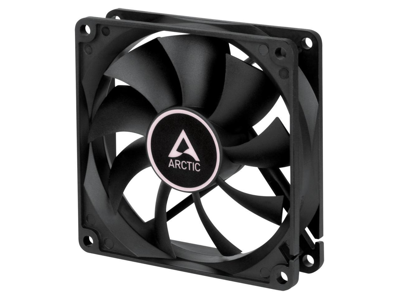 ARCTIC F9 PWM PST 92mm Black Blade Black Frame Case Fan