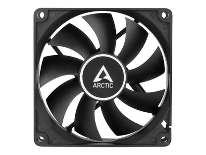 ARCTIC F9 PWM PST 92mm Black Blade Black Frame Case Fan