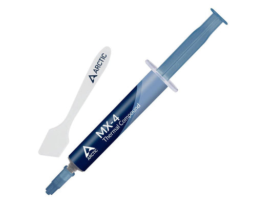ARCTIC MX-4 (incl. Spatula, 4 g) - Premium Performance Thermal Paste for all processors (CPU, GPU - PC, PS4, XBOX), very high thermal conductivity, long durability, safe application, non-conductive