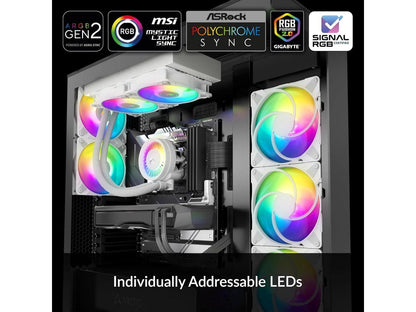 ARCTIC Liquid Freezer III 280 A-RGB - Water Cooling PC, All-in-One CPU AIO Water Cooler, efficient PWM-Controlled Pump, Fan: 200-1700 RPM, LGA1851 and LGA1700 Contact Frame