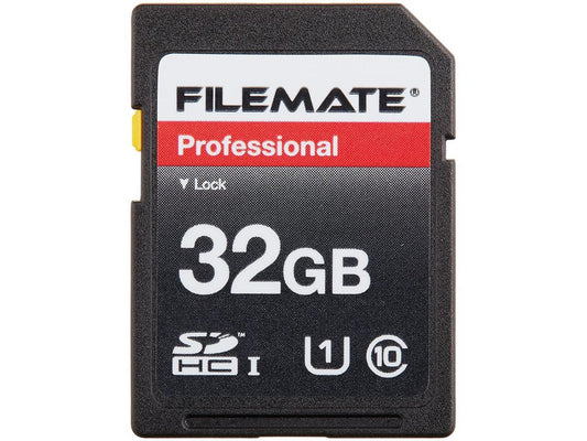 Wintec 3FMSD32GBC10-R Filemate 32 GB Professional Class 10 Secure Digital SDHC Card