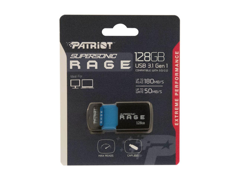 Patriot 128Gb Supersonic Rage Xt Usb 3.0 Flash Drive