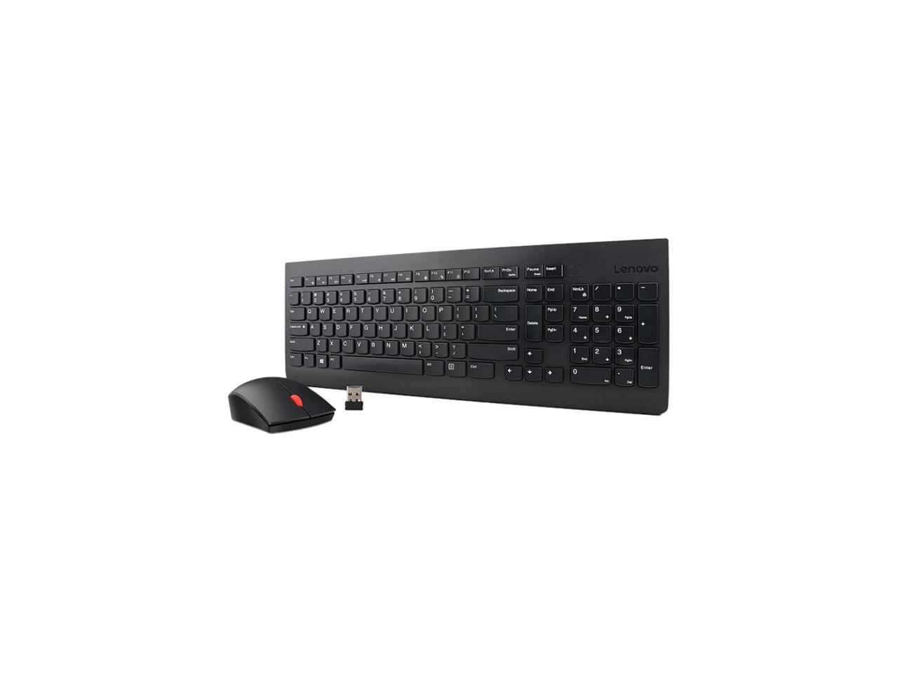 Lenovo Essential Wireless Keyboard and Mouse Combo - French Canadian 058