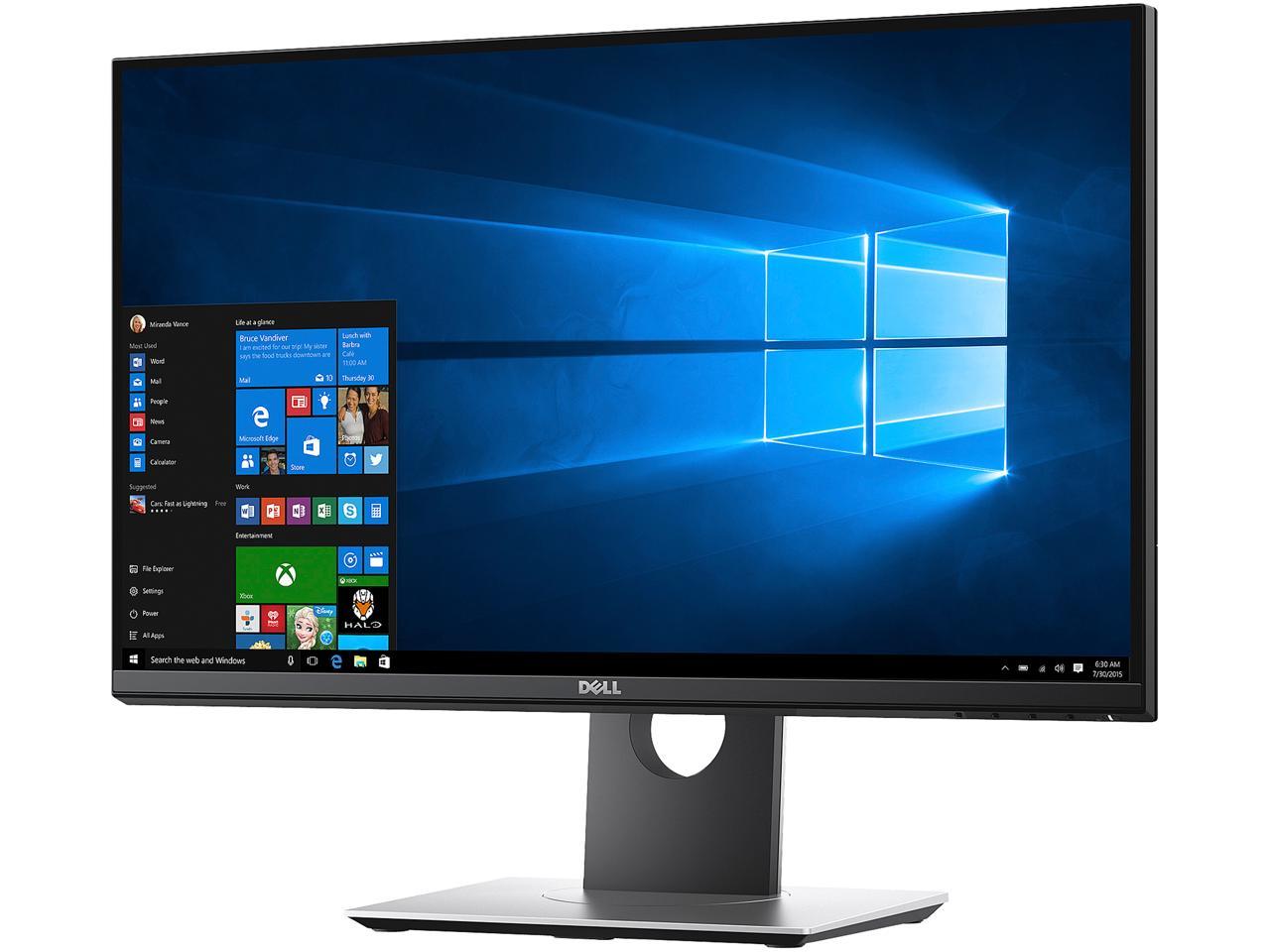 Dell S2417DG 24" (Actual size 23.8") 2560 x 1440 2K Resolution 165Hz 1ms HDMI DisplayPort NVIDIA G-SYNC Anti-Glare LED Backlit LCD Gaming Monitor