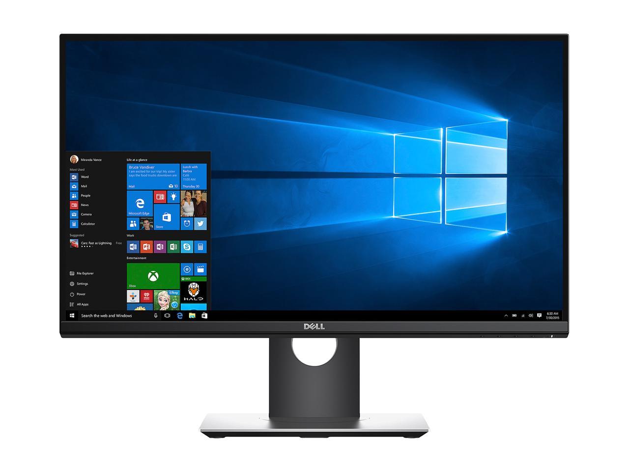 Dell S2417DG 24" (Actual size 23.8") 2560 x 1440 2K Resolution 165Hz 1ms HDMI DisplayPort NVIDIA G-SYNC Anti-Glare LED Backlit LCD Gaming Monitor