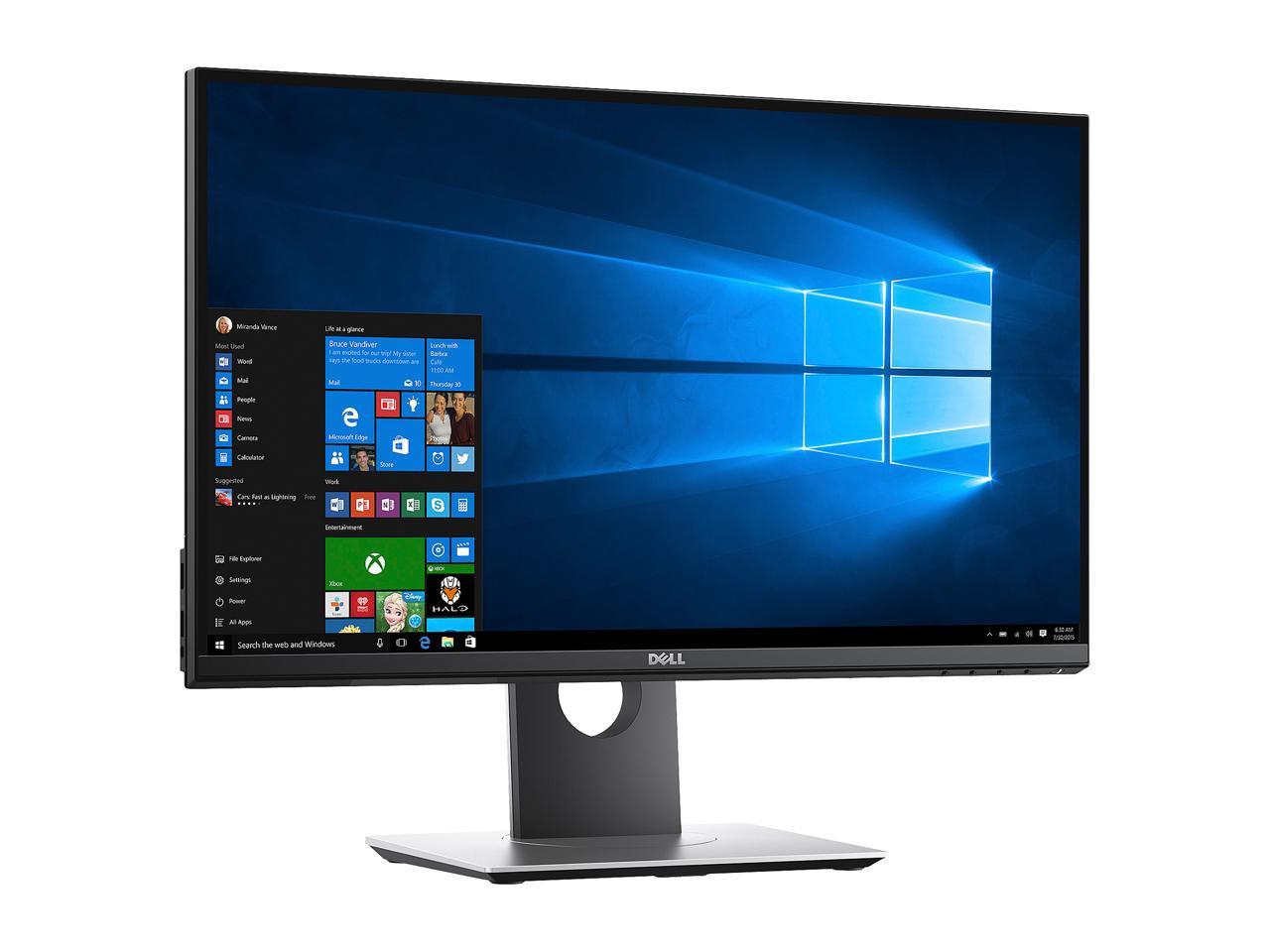 Dell S2417DG 24" (Actual size 23.8") 2560 x 1440 2K Resolution 165Hz 1ms HDMI DisplayPort NVIDIA G-SYNC Anti-Glare LED Backlit LCD Gaming Monitor