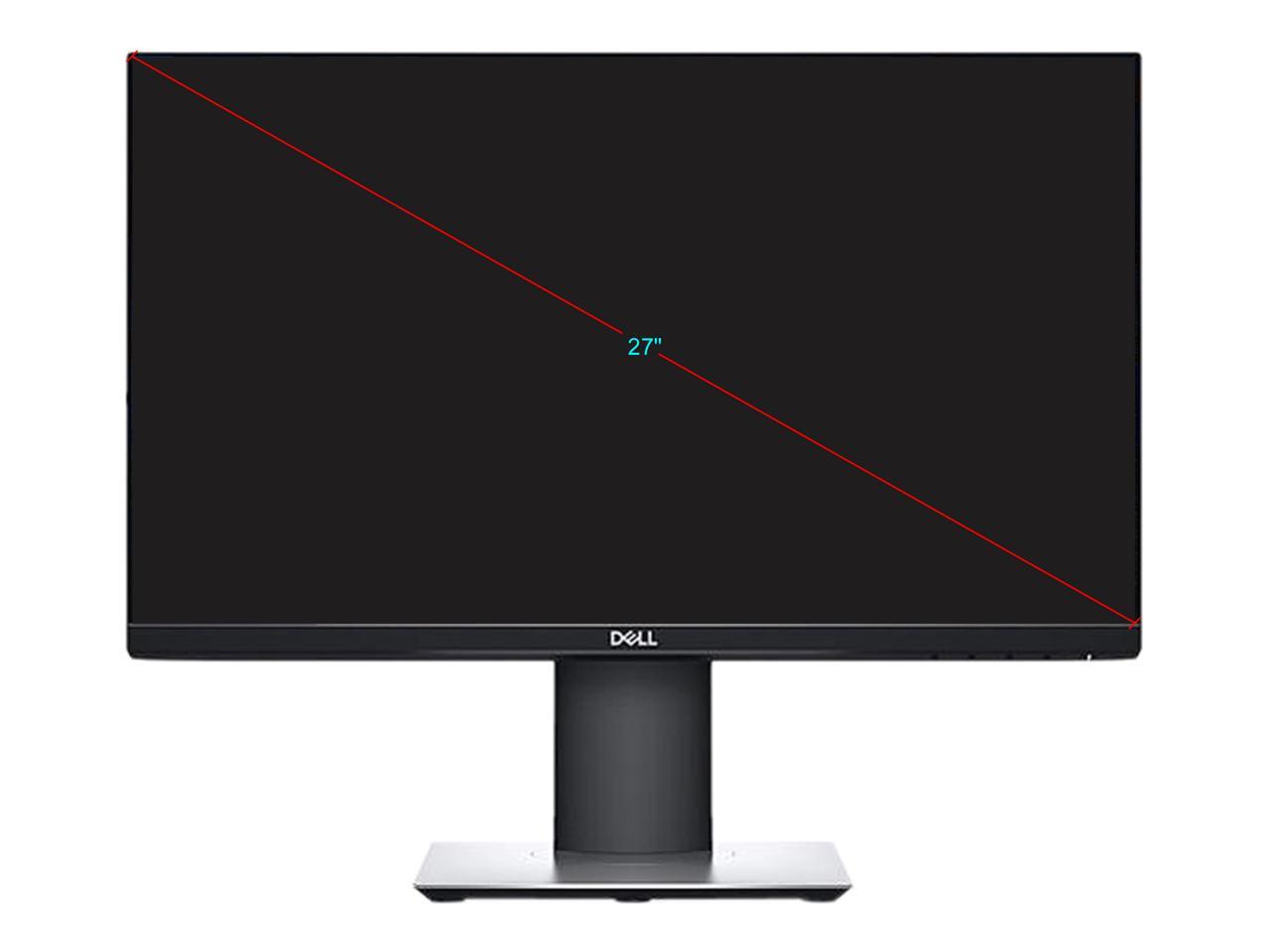 Dell P2719H 27" Full HD 1920 x 1080 60Hz 5ms DisplayPort HDMI VGA USB Hub Anti-Glare Flicker-Free UltraThin Bezel LED Backlit IPS Monitor