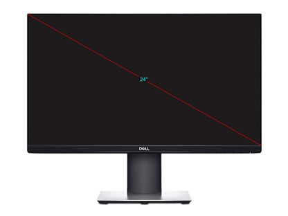 DELL P2419H 24" 1920 x 1080 Full HD 5ms DisplayPort, HDMI, VGA, USB Hub Anti-Glare LED Backlit IPS Monitor