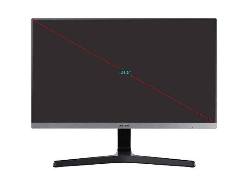 Samsung SR35 Series 21.5" Ultra-Thin Bezel Business Computer Monitor - 1920 x 1080 FHD Display @ 75 Hz - In-plane Switching (IPS) Technology - 5 ms response time - 178 degree viewing angles - HDM