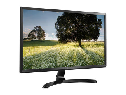 LG 27MU58-B Black 27" IPS (GTG) 5ms LCD 3840 x 2160, UHD 4K FreeSync Technology VESA Mountable Black Equalizer Dual Controller