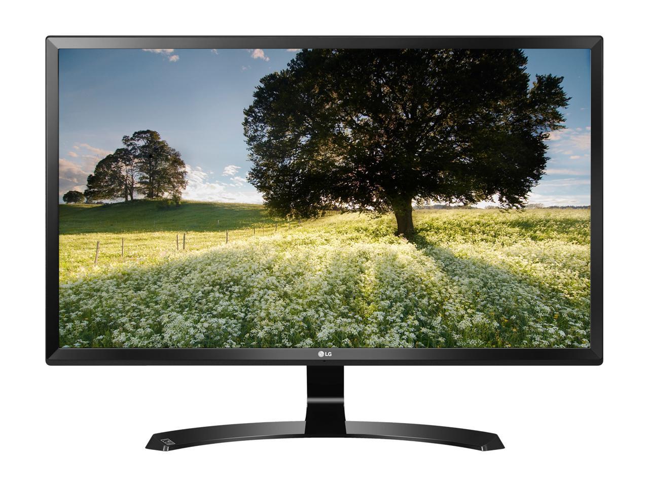 LG 27MU58-B Black 27" IPS (GTG) 5ms LCD 3840 x 2160, UHD 4K FreeSync Technology VESA Mountable Black Equalizer Dual Controller