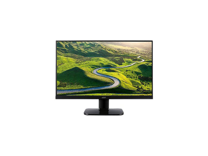 Acer KA271 27" LED LCD Monitor - 16:9 - 1 ms - 1920 x 1080 - 16.7 Million Colors - 300 Nit - 100,000,000:1 - Full HD - DVI - HDMI - VGA - Black - RoHS, MPR II