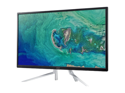 Acer ET322QU 32" WQHD 2560 x 1440 2K Resolution 75Hz 4ms VGA HDMI DisplayPort AMD Radeon FreeSync Built-in Speakers Backlit LED IPS Monitor