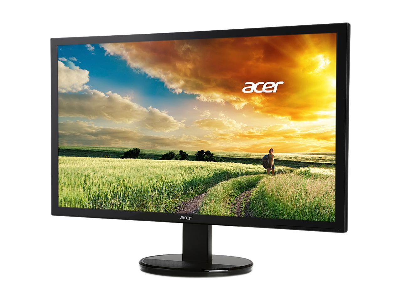 Acer K242HL Dbid 24" Black 1ms Response Time LED Monitor 1920 x 1080 Widescreen 16:9 250 cd/m2 1000:1 VGA, DVI, HDMI