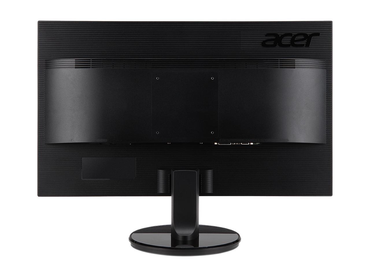 Acer K242HL Dbid 24" Black 1ms Response Time LED Monitor 1920 x 1080 Widescreen 16:9 250 cd/m2 1000:1 VGA, DVI, HDMI